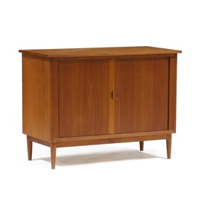 Danish Modern Teak Record Cabinet