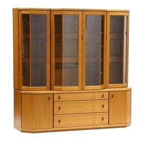 Benny Linden (Swedish-American, b. 1929), Teak China Cabinet