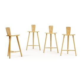 Four Modern Studio Craft Stools