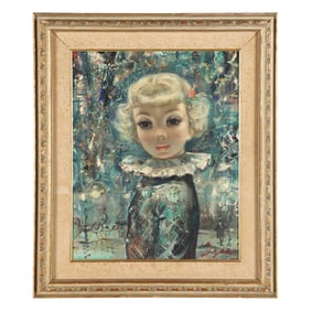 Igor Pantuhoff (Russian-American, 1911-1972), Young Girl