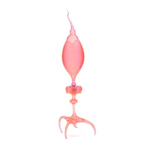 Attributed Stephen Dee Edwards (American, b.1945), Large Sculptural Glass Perfume Bottle