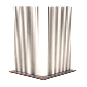 Val Bertoia (American, b. 1949), B-3012 1 Line With Another Line Sounds Fine