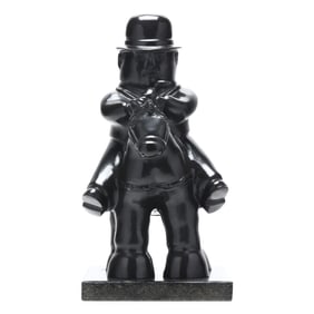 after Fernando Botero (Colombian, 1932-2023), Man on Horseback