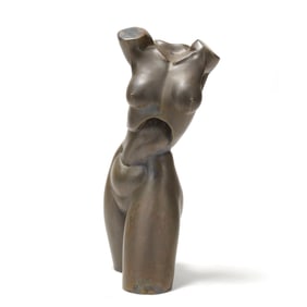 Hattakitkosol Somchai (Thai, 1934-2000), Modernist Bronze Torso