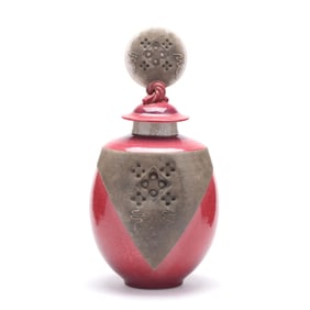 Phil Chapman (American, 1952-2008), Impressive Raku Covered Vessel