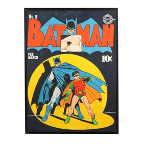 Bernard Murray Martin (American, 1935-2021), Batman & Courbet