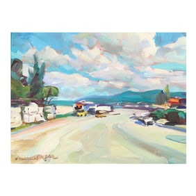 James P. Kerr (American, b. 1953), Westend Road II, Negril