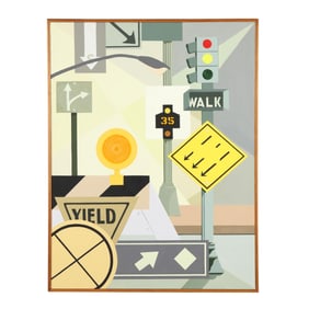 Electra Stamalos (American, 1927-2007), American Road Series #9