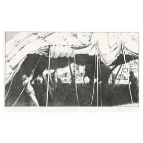 Maud Gatewood (NC, 1934-2004),  Day of the Circus