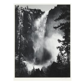 Ansel Adams (American, 1902-1984),  Bridalveil Falls