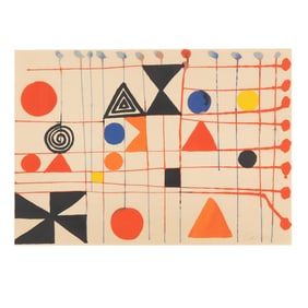 Alexander Calder (American, 1898-1976),  Quilt
