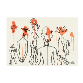 Alexander Calder (American, 1898-1976),  Circus 4 (Les Gueules Degoulinantes)