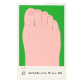 Tom Wesselmann (American, 1931-2004),  Munich Olympic Poster (1972)