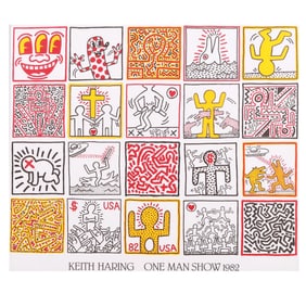 Keith Haring (American, 1958-1990),  One Man Show