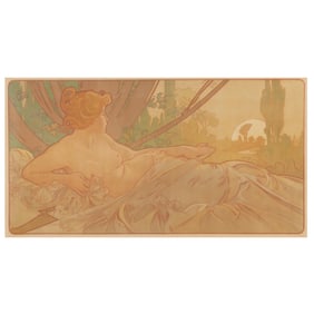 Alphonse Mucha (Czech, 1860-1939),  Dawn