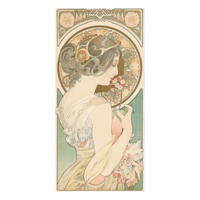 Alphonse Mucha (Czech, 1860-1939),  La Primevere