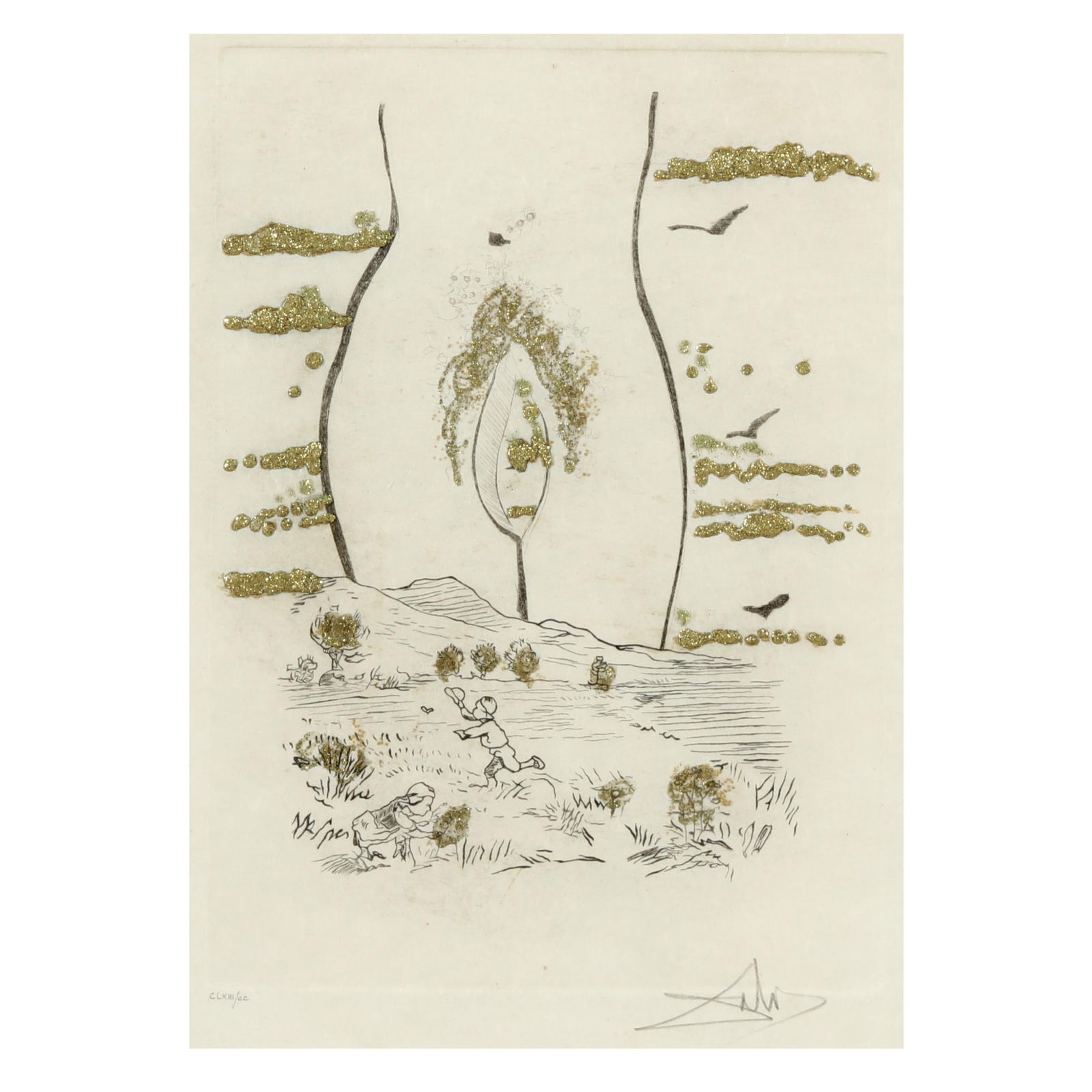 Salvador Dalí (Spanish, 1904-1989),  A L'Eternelle Madame (The Eternal Madame) (1 of 5)