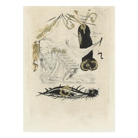 Salvador Dali (Spanish, 1904-1989),  A La Mémoire de Zulma (To the Memory of Zulma)