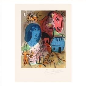 Marc Chagall (French/Russian, 1887-1985),  XXe Siècle Homage à Marc Chagall
