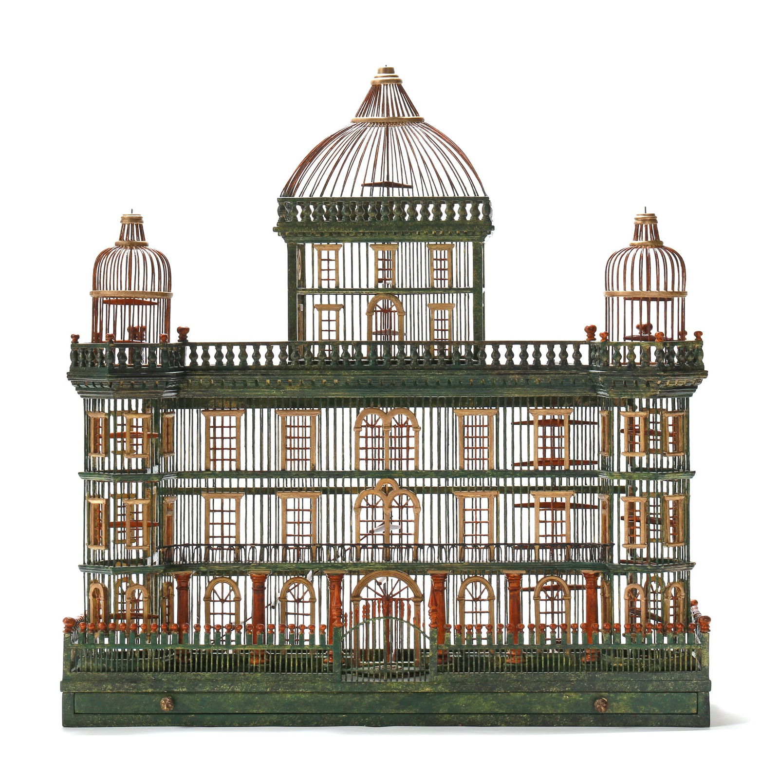 Theodore Alexander,  Althorp  Collection Large Decorative Bird Palace (1 of 16)