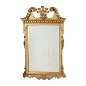 George II Style Carved and Gilt Mirror