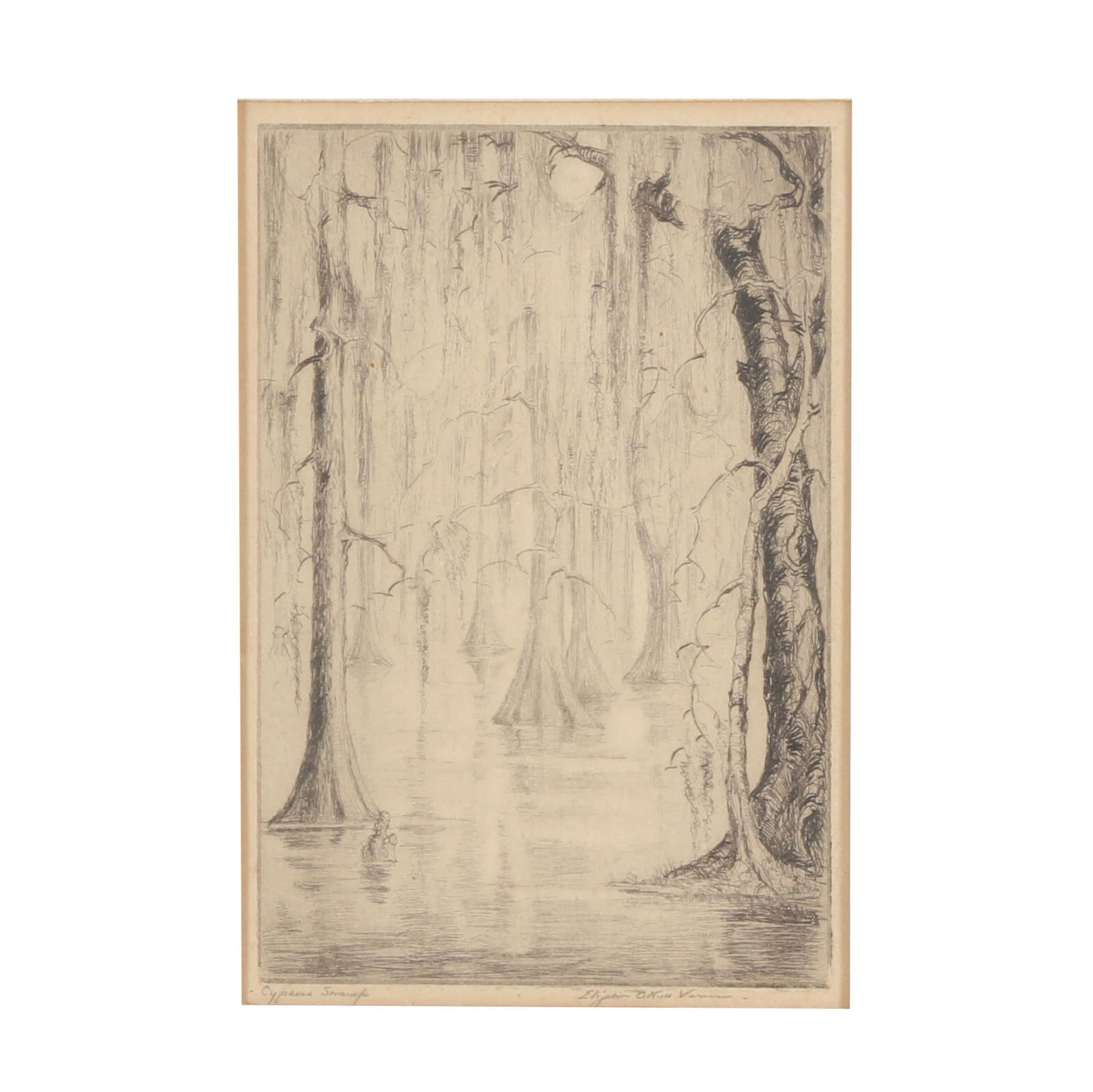 Elizabeth O'Neill Verner (American, 1883-1979),  Cypress Swamp (1 of 6)