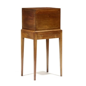 Federal Style Inlaid Mahogany Cellarette