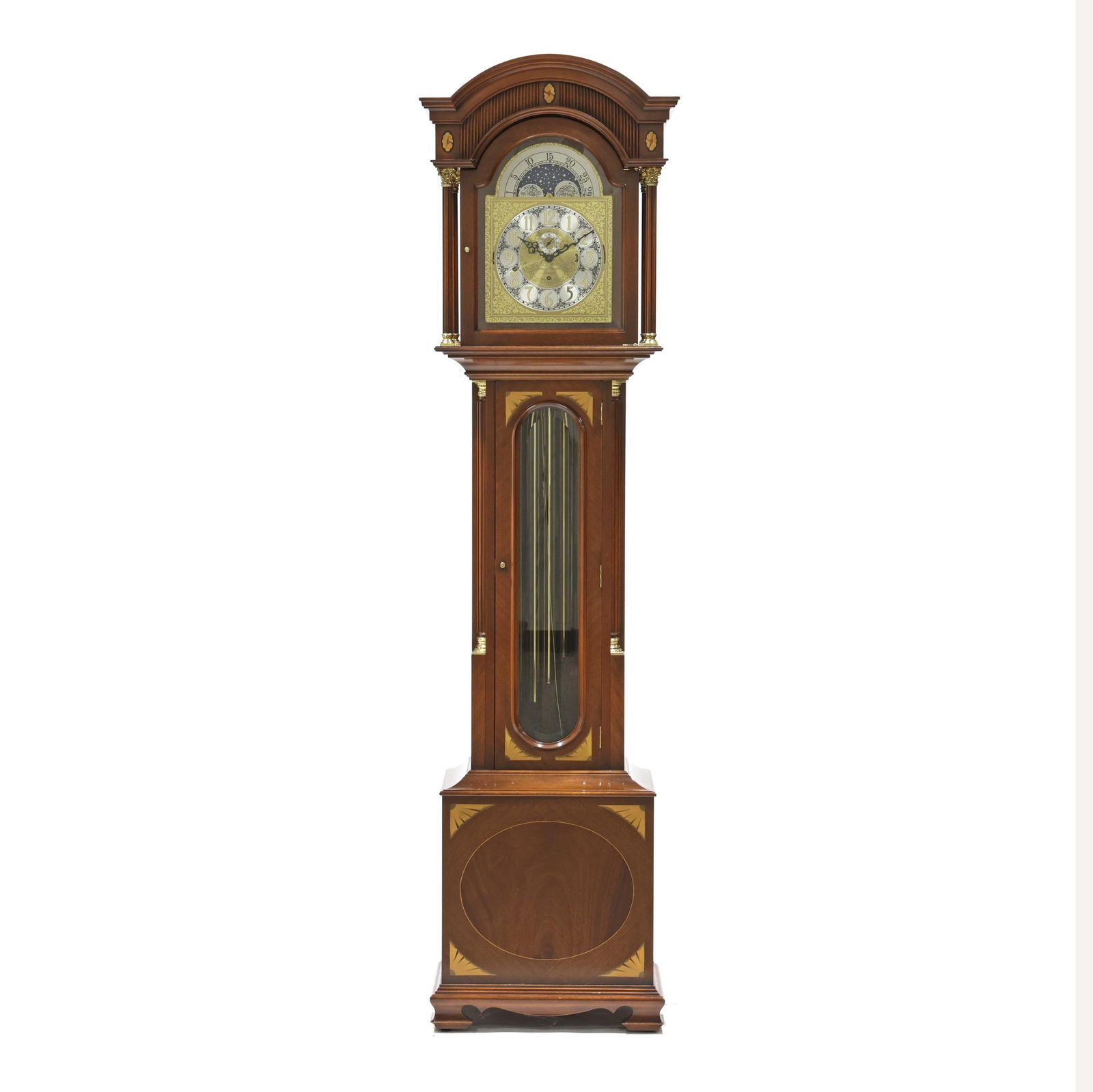 James Stewart Armagh, Nine Tube Inlaid Mahogany Tall Case Clock (1 of 15)