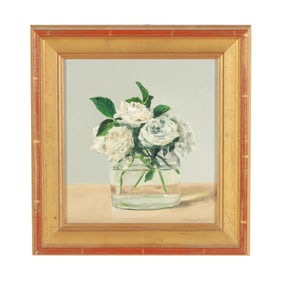 Patti Zeigler (American), White Country Roses