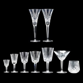 (58) Pieces of Waterford Lismore Crystal