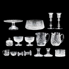 Assorted Set of Waterford Crystal Tableware, (16) Pieces