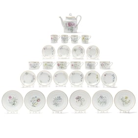 Richard Ginori Printemps Porcelain Coffee and Dessert Service