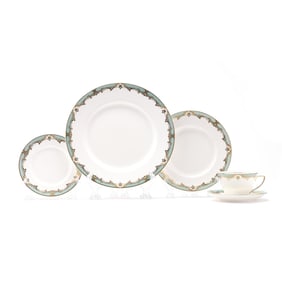 Royal Worcester Devonshire Porcelain Service for Twelve