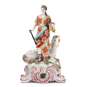 Chelsea Porcelain Manufactory, An 18th-Century Allegorical Group of Europe