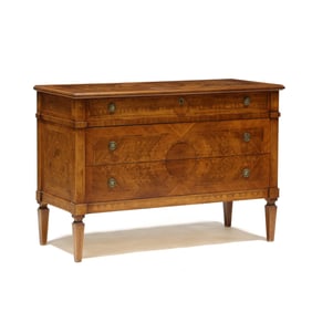 Italianate Marquetry Inlaid Commode