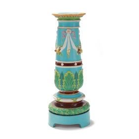 Antique Minton Majolica Pedestal