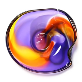 Rick and Janet Nicholson, Large Art Glass Bowl