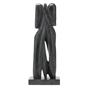 C. David Breeden (American, 1938-2006), Abstract Carved Stone Sculpture
