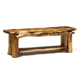 Natural Cedar Bench