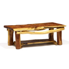 Natural Cedar Coffee Table
