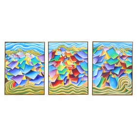 Contemporary Triptych, Happy Village