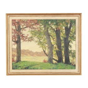 Robert Pearson Lawrence (American, 1883-1970), Landscape