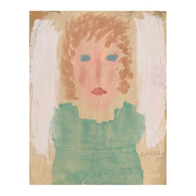 Sybil Gibson (American, 1908-1995), Portrait of a Red Haired Woman