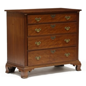 Mid-Atlantic Chippendale Cherry Chest of Drawers