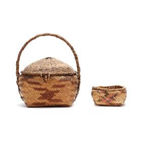 Two Southeast Native American Baskets