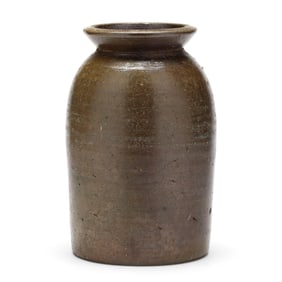 Wright Davis (Randolph County, NC, 1838-1928), Small Stoneware Crock