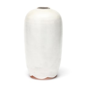 Ben Owen Master Potter (Seagrove, NC), Chinese White Lamp Vase