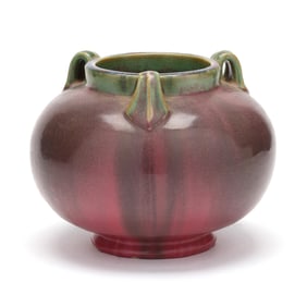 Fulper, Art Deco Three Handled Vase