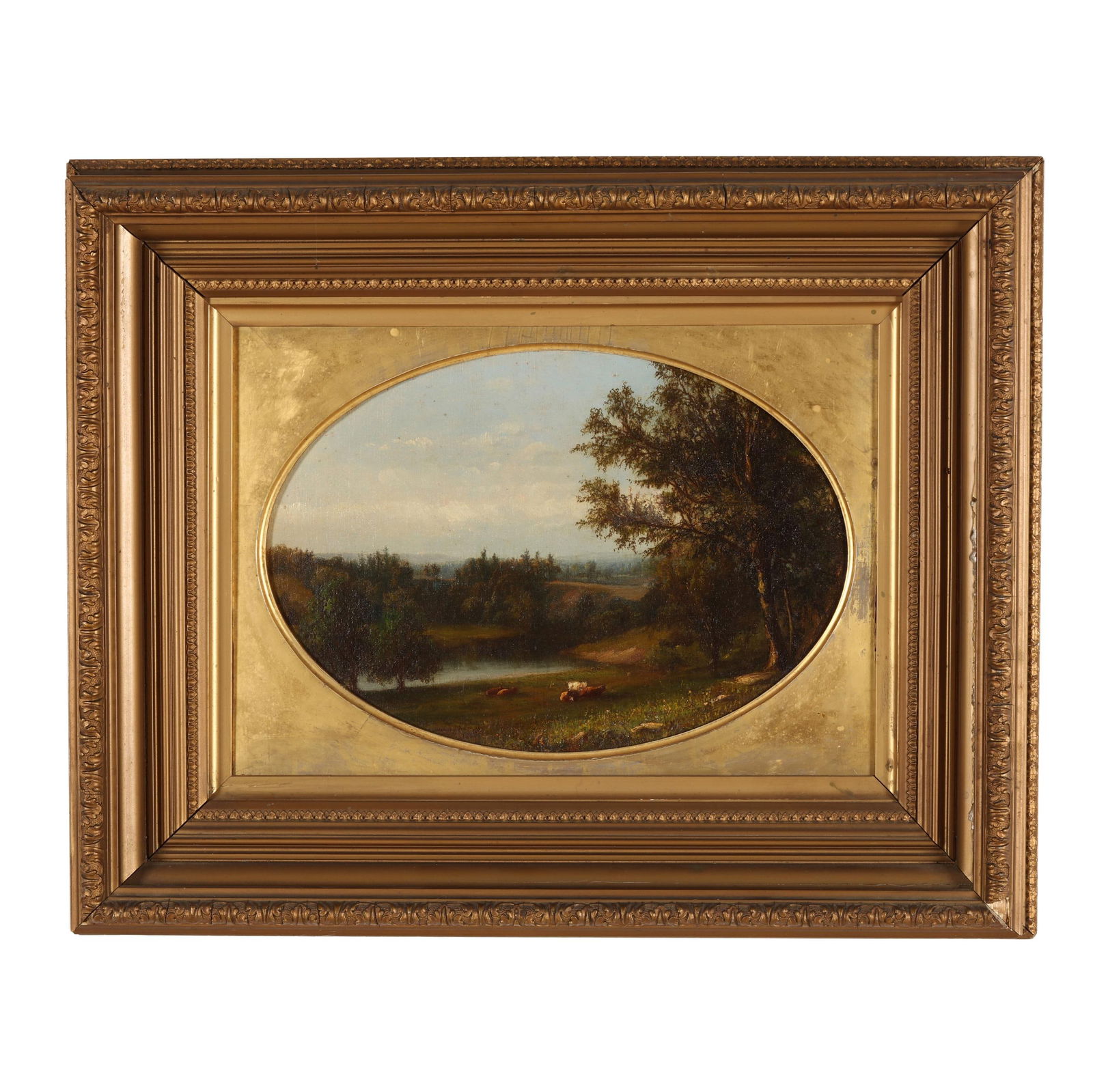 Julie Hart Beers (American, 1835-1913), Pastoral Landscape with Cattle (1 of 6)