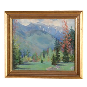Marion Boyd Allen (American, 1862-1941), Mountain Landscape